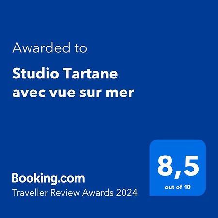 Studio Tartane Avec Vue Sur Mer La Trinité Kültér fotó