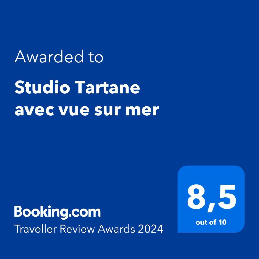 Studio Tartane Avec Vue Sur Mer La Trinité Kültér fotó